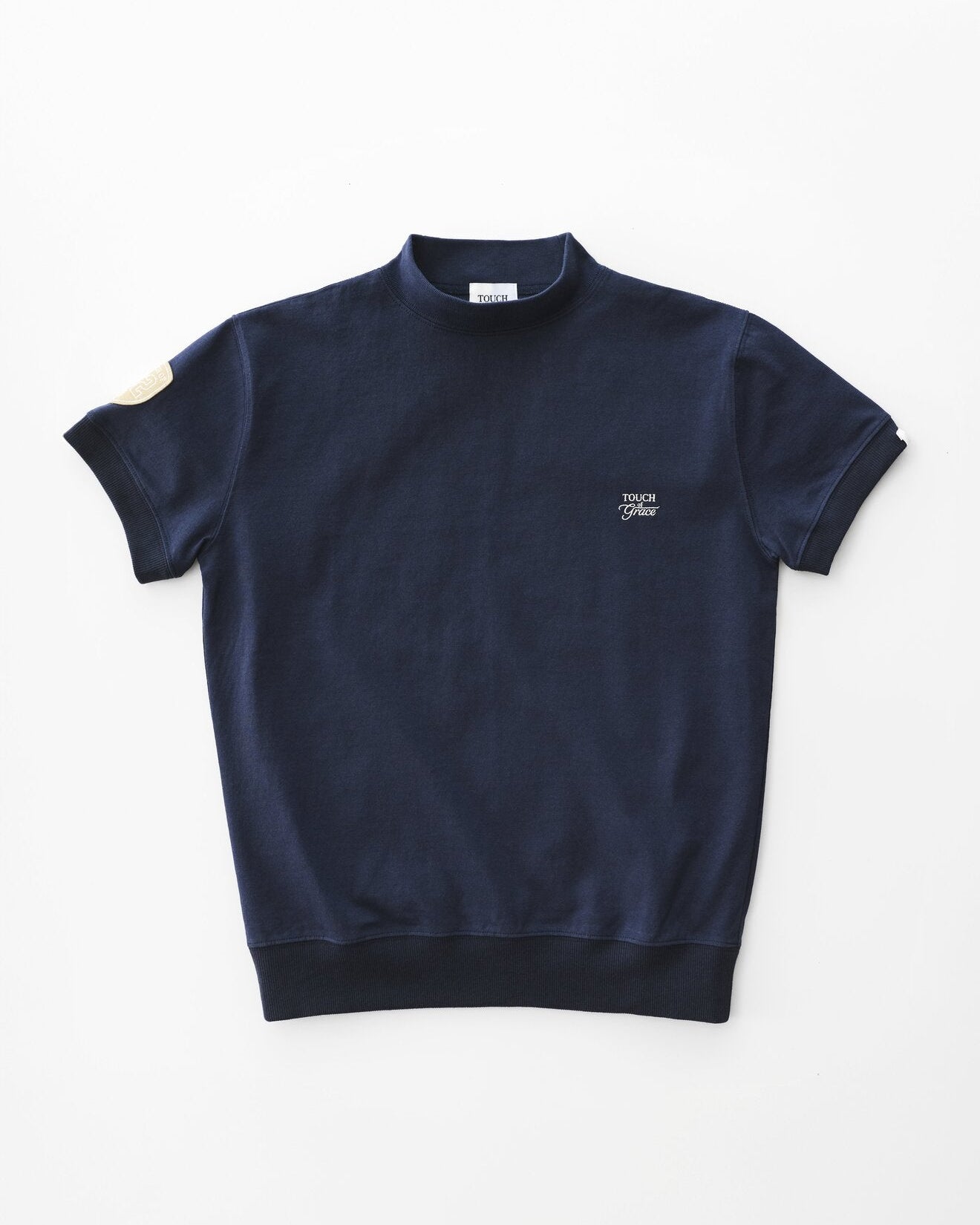 Short Sleeves Mock NAVY（ショートスリーブモック ネイビー） – Touch