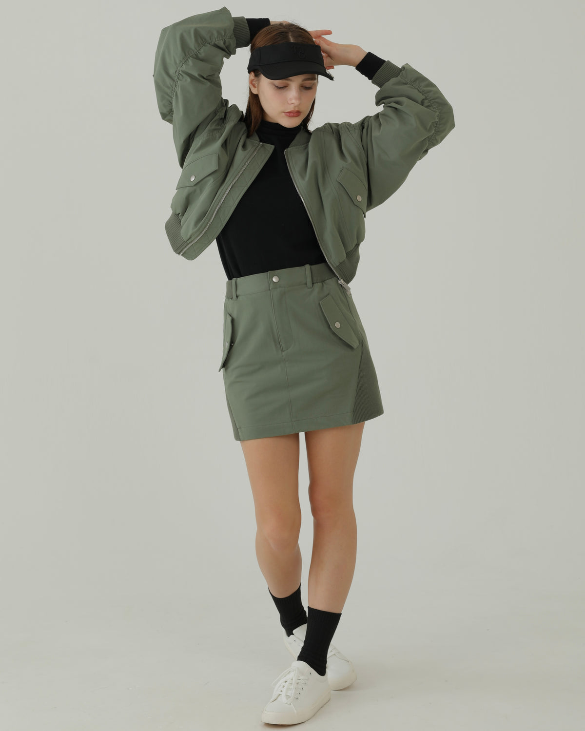 Bise Utility Skirt (KHAKI)
