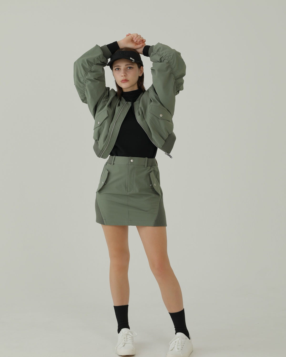 Bise Utility Jacket
 (KHAKI)