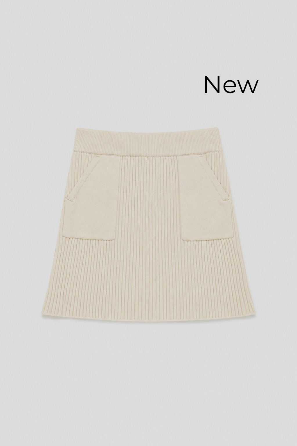Clarté Knit Skirt
(IVORY)
