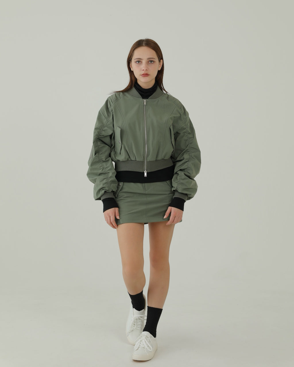 Bise Utility Jacket
 (KHAKI)