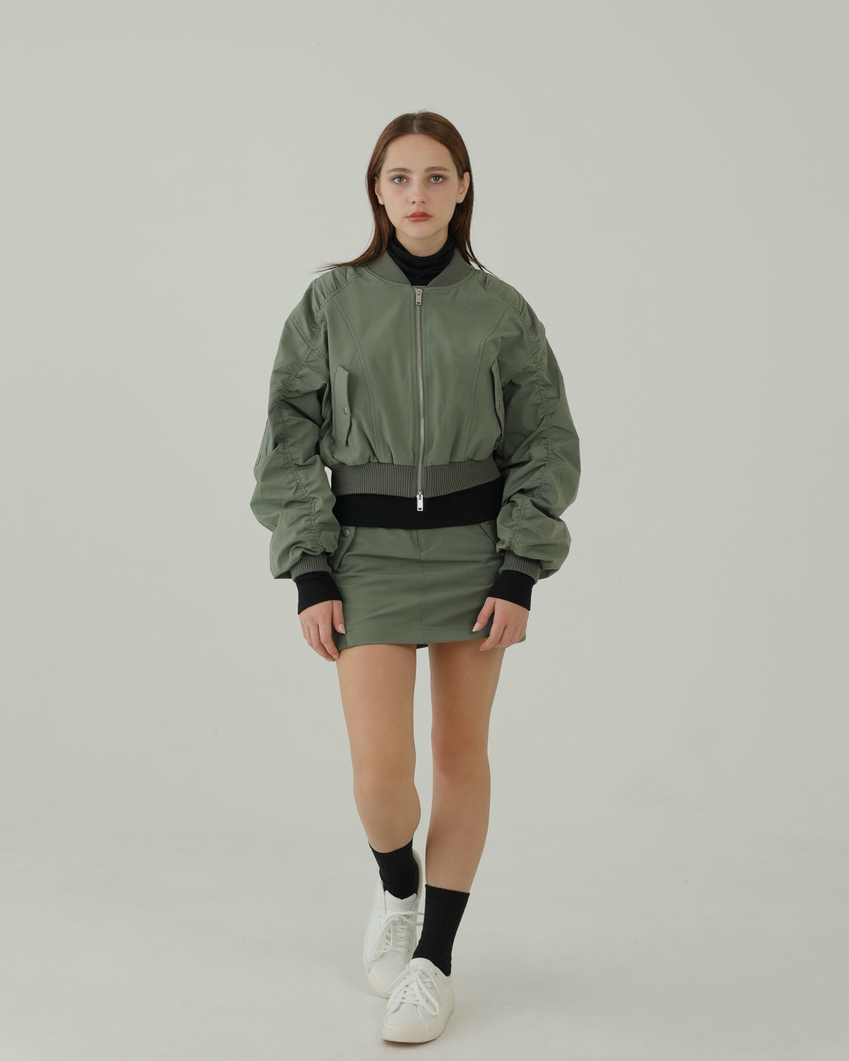 Bise Utility Jacket
 (KHAKI)