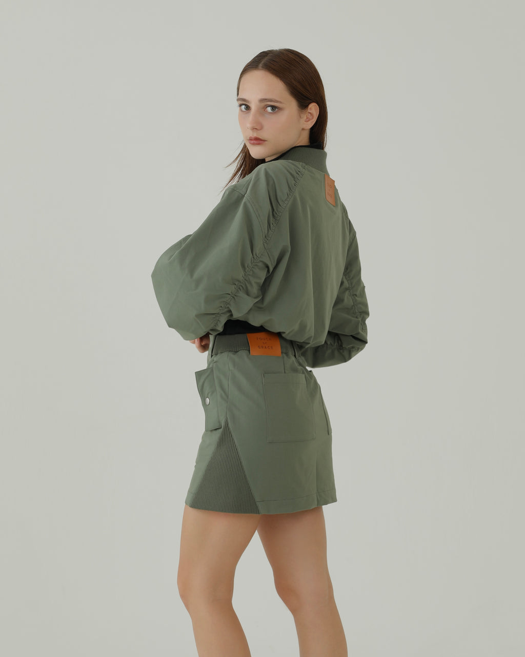 Bise Utility Skirt (KHAKI)