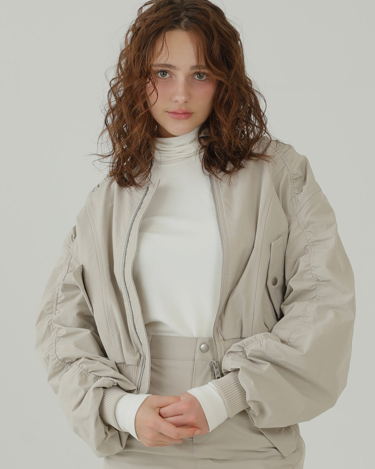 Bise Utility Jacket
(GREIGE)