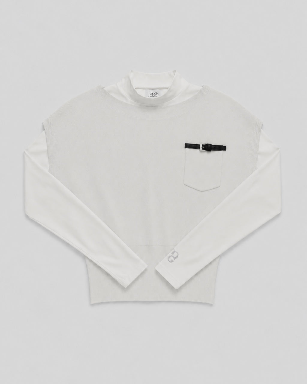 2way layered knit set (WHITE)