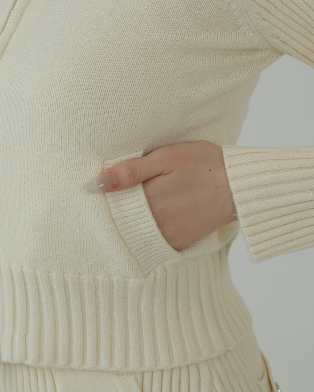 Clarté Knit Jacket
(IVORY)