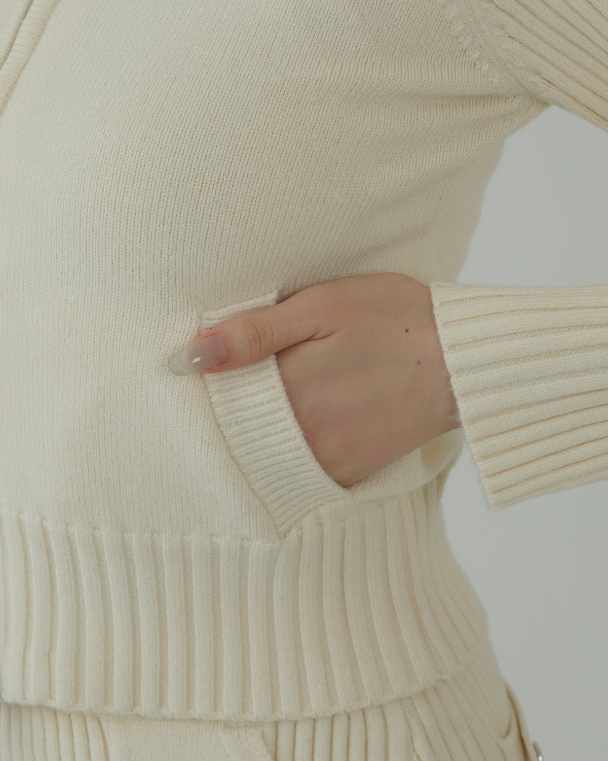 Clarté Knit Jacket
(IVORY)