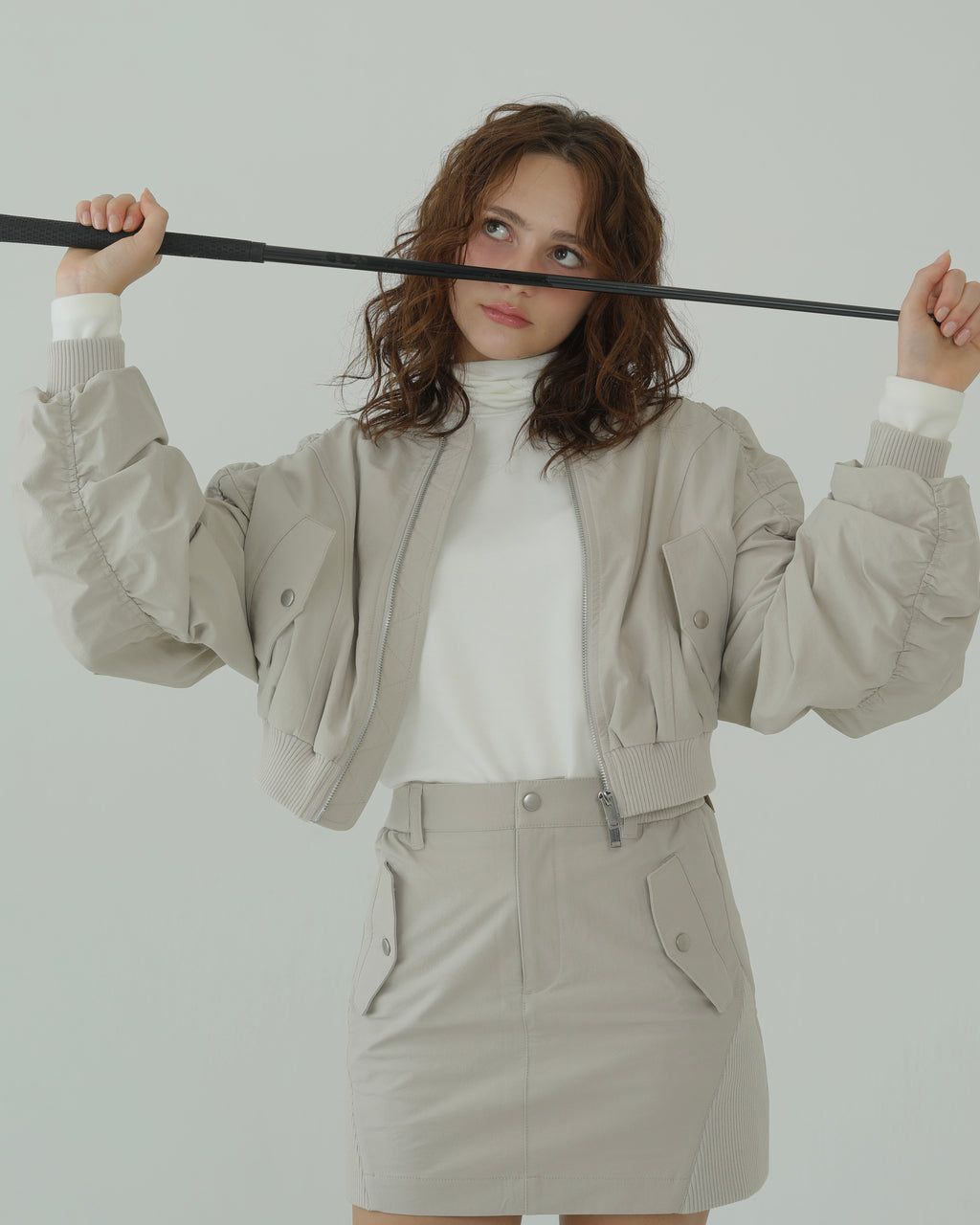 Bise Utility Jacket
(GREIGE)