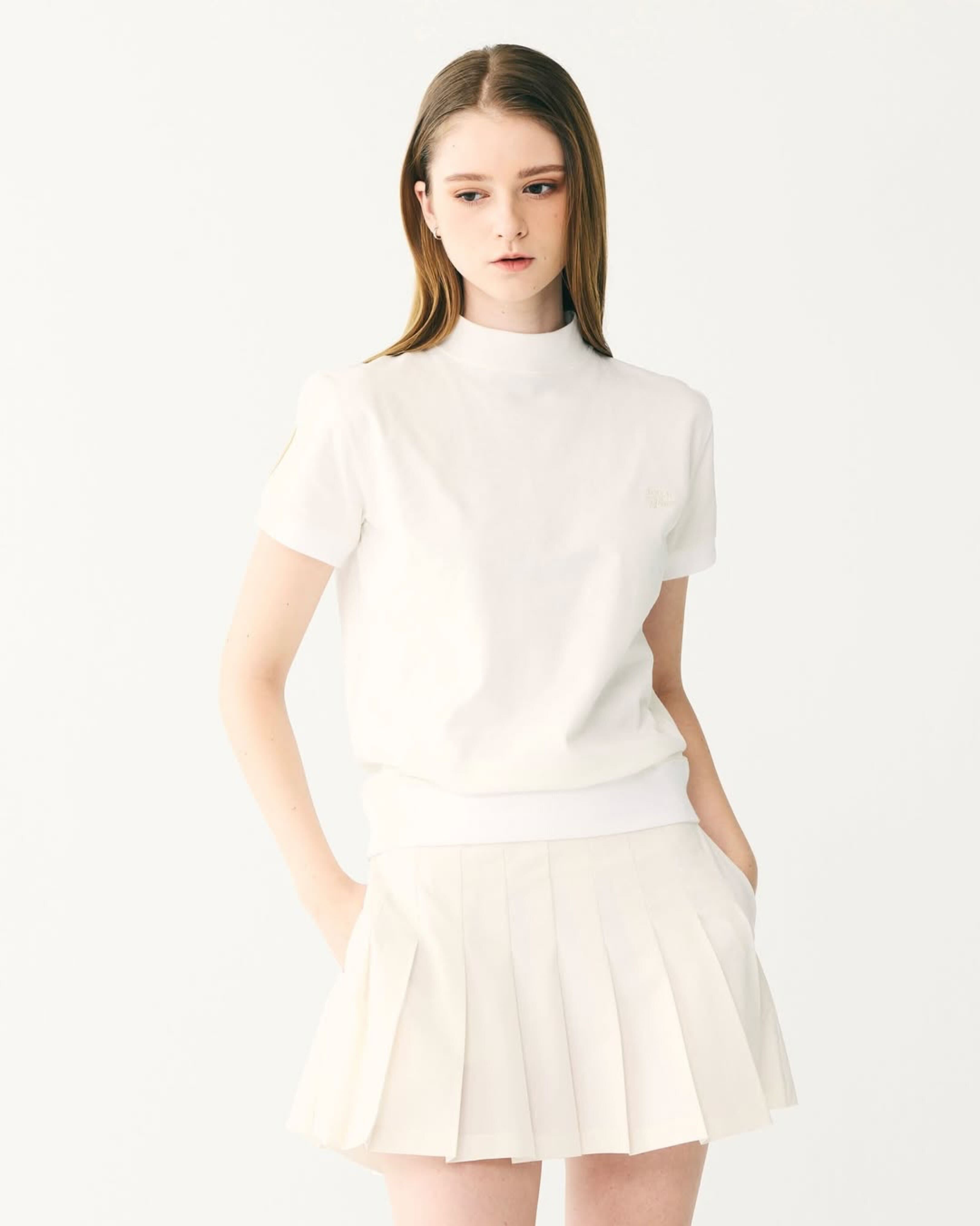 Short Sleeves Mock | OFF WHITE – Touch of Grace