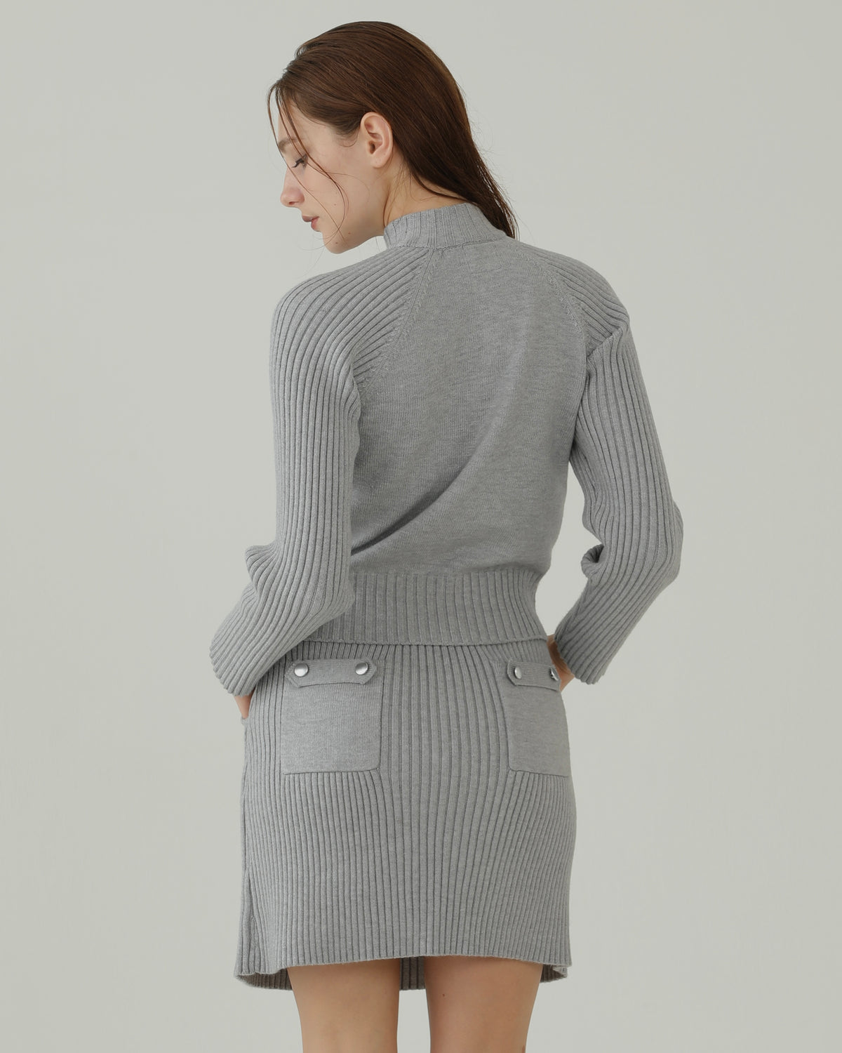 Clarté Knit Jacket
(GRAY)