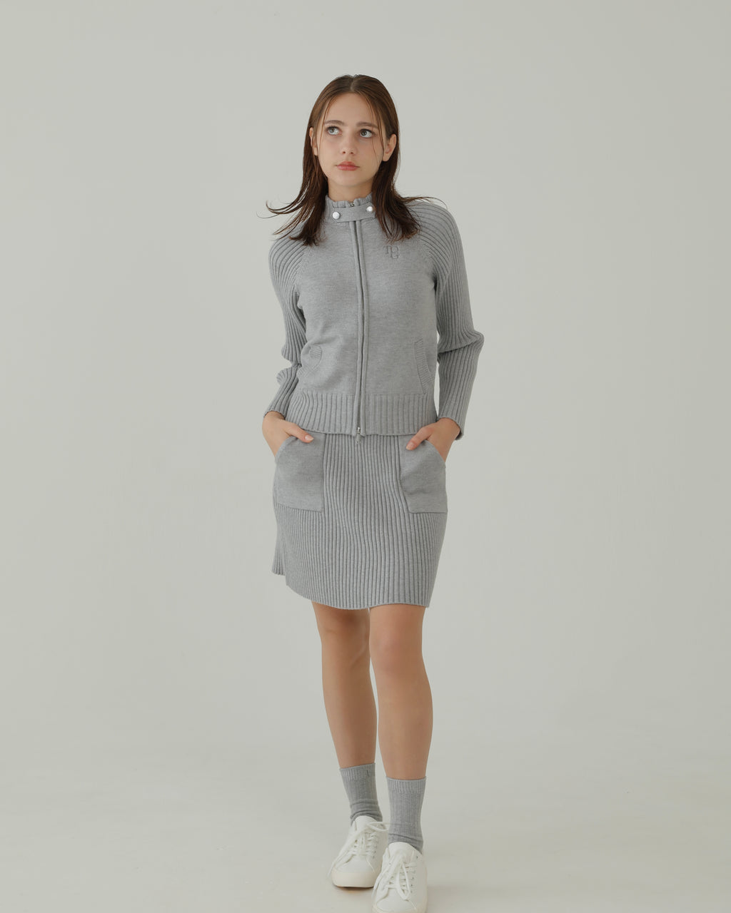 Clarté Knit Jacket
(GRAY)