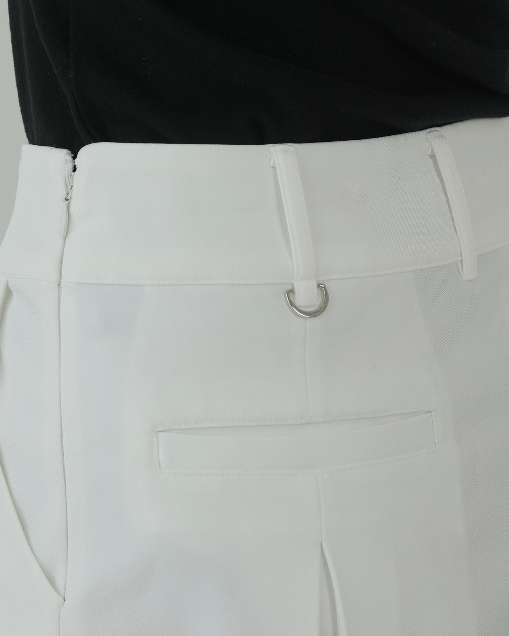 Side pleats skirt (WHITE)