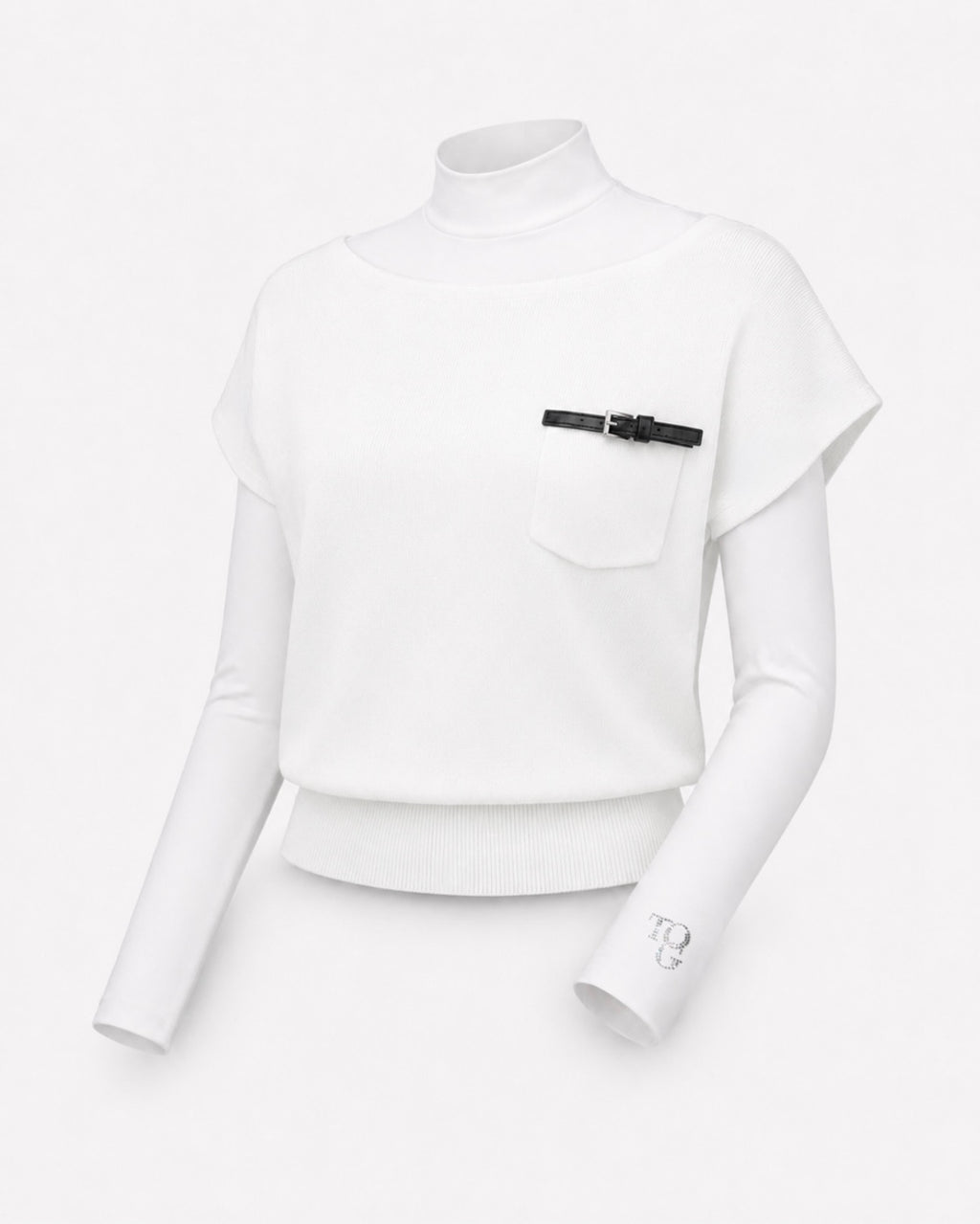 2way layered knit set (WHITE)