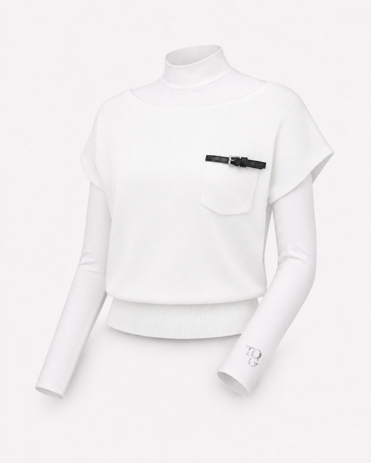 2way layered knit set (WHITE)