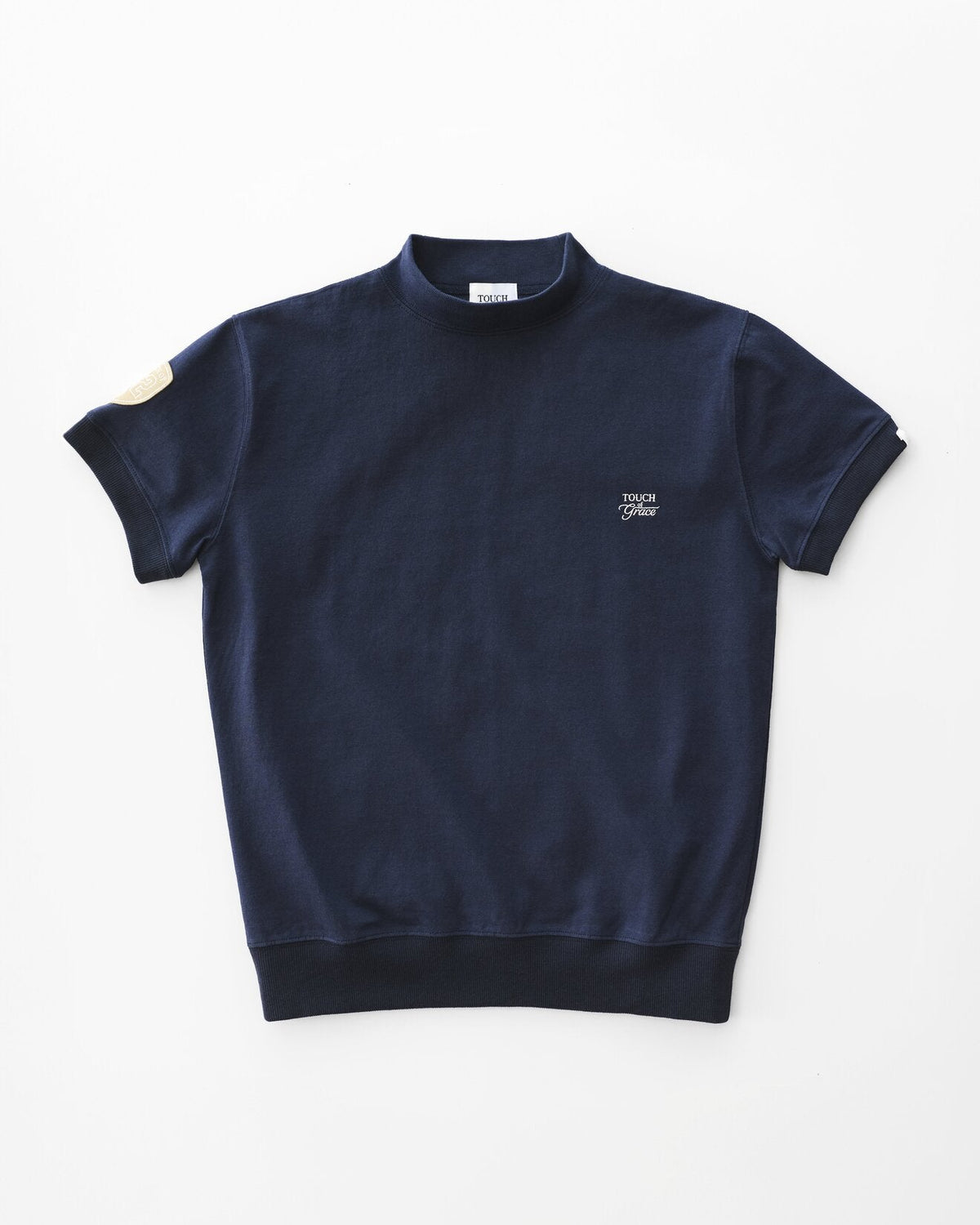 Short Sleeves Mock NAVY（ショートスリーブモック ネイビー） – Touch 